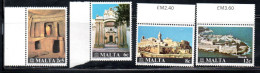 MALTA 1980 MONUMENTS RESTORATION UNESCO RESTAURO DEI MONUMENTI COMPLETE SET SERIE COMPLETA MNH - Malta