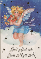 ANGE NOËL Vintage Carte Postale CPSM #PAJ367.FR - Anges
