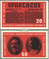 DDR 1154-1155 (kompl.Ausgabe) Postfrisch 1966 Spartakus - Ungebraucht