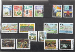 Denmark - Faroe Islands Unmounted Mint / Never Hinged 1991 Complete Volume In Clean Conservation - Full Years