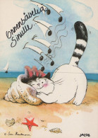 KATZE MIEZEKATZE Tier Vintage Ansichtskarte Postkarte CPSM #PAM211.DE - Katzen