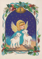 ENGEL WEIHNACHTSFERIEN Feiern & Feste Vintage Ansichtskarte Postkarte CPSM #PAH983.DE - Engel
