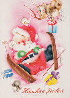 BABBO NATALE Natale Vintage Cartolina CPSM #PAJ984.IT - Santa Claus