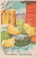 OSTERN HUHN Vintage Ansichtskarte Postkarte CPSMPF #PKD328.DE - Pâques