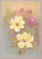 FLOWERS Vintage Ansichtskarte Postkarte CPSM #PBZ477.DE - Fleurs