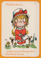 KINDER HUMOR Vintage Ansichtskarte Postkarte CPSM #PBV438.DE - Humorous Cards