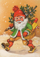 WEIHNACHTSMANN SANTA CLAUS Neujahr Weihnachten Vintage Ansichtskarte Postkarte CPSM #PBL214.DE - Santa Claus