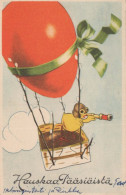 PASQUA POLLO UOVO Vintage Cartolina CPA #PKE277.IT - Pâques