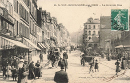 FRANCE - Boulogne Sur Mer - Vue De La Grande Rue - Voitures - Animé - Vue Générale - Carte Postale Ancienne - Boulogne Sur Mer