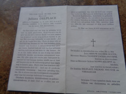 --Doodsprentje/Bidprentje  Juliana DELPLACE   Poperinge 1875-1966 - Religion & Esotérisme