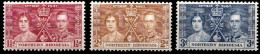 (003) Northern Rhodesia   Coronation / Krönung / 1937  ** /  Mnh Michel  22-24 - Rodesia Del Norte (...-1963)