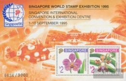 Singapore Block35a I (complete Issue) Unmounted Mint / Never Hinged 1995 Orchids - Singapur (1959-...)