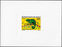 Mali 1989 Y&T 252 Sur Feuillet De Luxe. Cameleo Cameleo, Caméléon - Otros & Sin Clasificación