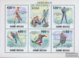 Guinea-Bissau 4581-4585 Sheetlet (complete. Issue) Unmounted Mint / Never Hinged 2010 Winter Sports - Guinea-Bissau