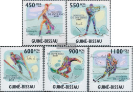 Guinea-Bissau 4581-4585 (complete. Issue) Unmounted Mint / Never Hinged 2010 Winter Sports - Guinea-Bissau