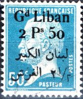 LIBANO, LEBANON, TIPO “PASTEUR”, 1924, NUOVI Scott:LB 43, Yt:FR-LB 43 - Ongebruikt