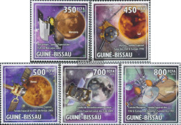 Guinea-Bissau 4545-4549 (complete. Issue) Unmounted Mint / Never Hinged 2010 Space - Guinea-Bissau