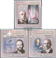 Guinea-Bissau 4538-4540 (complete. Issue) Unmounted Mint / Never Hinged 2009 Nobel Prize 1914 - Guinea-Bissau