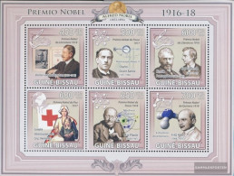 Guinea-Bissau 4532-4537 Sheetlet (complete. Issue) Unmounted Mint / Never Hinged 2009 Nobel Prize 1916-1918 - Guinea-Bissau