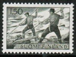 1963 Finland, Lumbermen X Te Paper **. - Unused Stamps