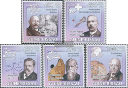 Guinea-Bissau 4527-4531 (complete. Issue) Unmounted Mint / Never Hinged 2009 Nobel Prize 1913 - Guinea-Bissau