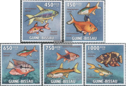 Guinea-Bissau 4468-4472 (complete. Issue) Unmounted Mint / Never Hinged 2009 Tropical Fish - Guinea-Bissau