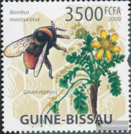 Guinea-Bissau 4467 (complete. Issue) Unmounted Mint / Never Hinged 2009 Bees And Flowers - Guinea-Bissau