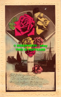 R477936 Best Wishes And Greetings Fro My Cousin Birthday. Roses And Ships. RP - Mondo