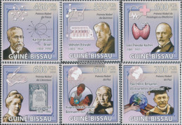Guinea-Bissau 4309-4314 (complete. Issue) Unmounted Mint / Never Hinged 2009 Nobel Laureates - Guinea-Bissau