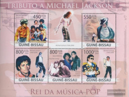 Guinea-Bissau 4303-4307 Sheetlet (complete. Issue) Unmounted Mint / Never Hinged 2009 Michael Jackson - Guinea-Bissau