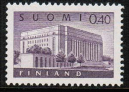 1963 Finland, Parliament Building X Te Paper **. - Unused Stamps