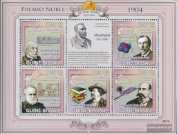 Guinea-Bissau 4248-4252 Sheetlet (complete. Issue) Unmounted Mint / Never Hinged 2009 Nobel Laureates - Guinea-Bissau