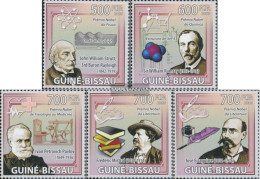 Guinea-Bissau 4248-4252 (complete. Issue) Unmounted Mint / Never Hinged 2009 Nobel Laureates - Guinée-Bissau