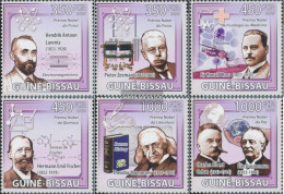 Guinea-Bissau 4236-4241 (complete. Issue) Unmounted Mint / Never Hinged 2009 Nobel Laureates - Guinea-Bissau