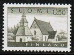 1963 Finland, Lammi Church X Te Paper **. - Unused Stamps