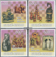 Guinea-Bissau 4135-4138 (complete. Issue) Unmounted Mint / Never Hinged 2009 Chess - Guinea-Bissau