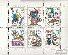 DDR 1236-1241 Kleinbogen (kompl.Ausgabe) Postfrisch 1966 Märchen - Unused Stamps