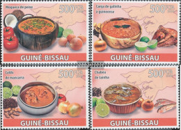 Guinea-Bissau 4111-4114 (complete. Issue) Unmounted Mint / Never Hinged 2009 Gastronomy Of Guinea-Bissau - Guinée-Bissau