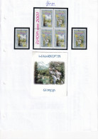 EUROPA 2001 - Géorgie N°295/296 Timbres & Carnet - Neuf ** Sans Charnière - TB - 2001