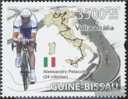 Guinea-Bissau 4090 (complete. Issue) Unmounted Mint / Never Hinged 2009 Cycling In Italy - Guinea-Bissau