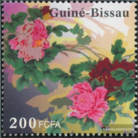 Guinea-Bissau 4081 (complete. Issue) Unmounted Mint / Never Hinged 2009 Pfingstrosenblume - Guinea-Bissau