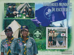 Guinea-Bissau Miniature Sheet 722 (complete. Issue) Unmounted Mint / Never Hinged 2009 World Jamboree - Guinée-Bissau