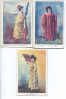 LOT 3 CPA Collection Petit Journal Le Chant Patriotique La Marseillaise / Romance Histoire D'amour / L'Eventail Espagnol - Frauen