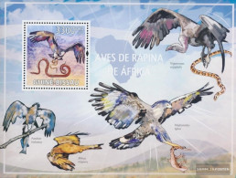 Guinea-Bissau Miniature Sheet 719 (complete. Issue) Unmounted Mint / Never Hinged 2009 African Birds Of Prey - Guinée-Bissau