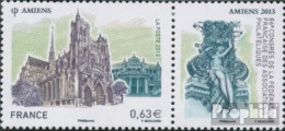 Frankreich 5578Zf Mit Zierfeld (kompl.Ausg.) Postfrisch 2013 Briefmarkensammlerverein - Unused Stamps