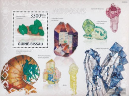 Guinea-Bissau Miniature Sheet 715 (complete. Issue) Unmounted Mint / Never Hinged 2009 Minerals - Guinea-Bissau