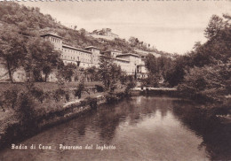 Cartolina Badia Di Cavia ( Salerno ) Panorama Dal Laghetto - Salerno