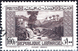 LIBANO, LEBANON, PAESAGGI, LANDSCAPES, 1940, USATI Scott:LB 143D, Yt:FR-LB 175 ( - Oblitérés