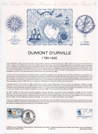 - Document Premier Jour DUMONT D'URVILLE (1790-1842) - CONDÉ-SUR-NOIREAU 20.2.1988 - - Explorers