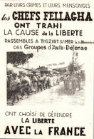 TRACT PROPAGANDE OAS  GUERRE D ALGERIE / FLN / FELLAGHAS - Documenti Storici